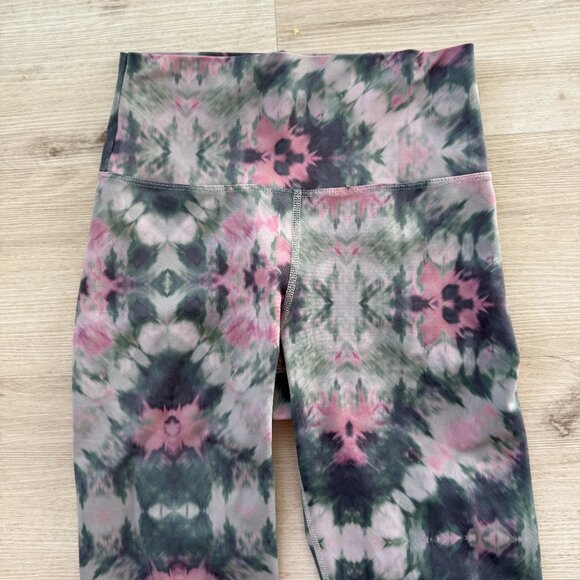 Beach Riot Sport Piper Leggings Pink Green Size Medium - Picture 4 of 10
